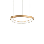 Lampada a Sospensione Gemini Led 36W Luce Naturale Ottone Regolabile Ideal Lux