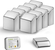 Decine di magneti neodimio 10x10x4 mm quadrati extra forti, magneti neodimio clic per rimuovere facilmente, magneti a forma inclinata per whiteboard, frigorifero, foto, hobby