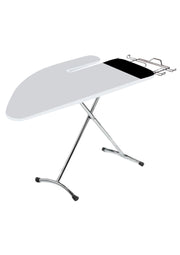 Asse da Stiro Completo Combiboard 125x48 cm con Piano Stiramaniche Regolabile in Altezza