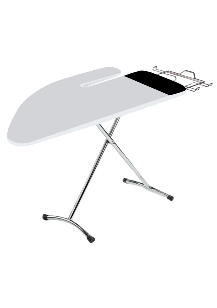 Asse da Stiro Completo Combiboard 125x48 cm con Piano Stiramaniche Regolabile in Altezza