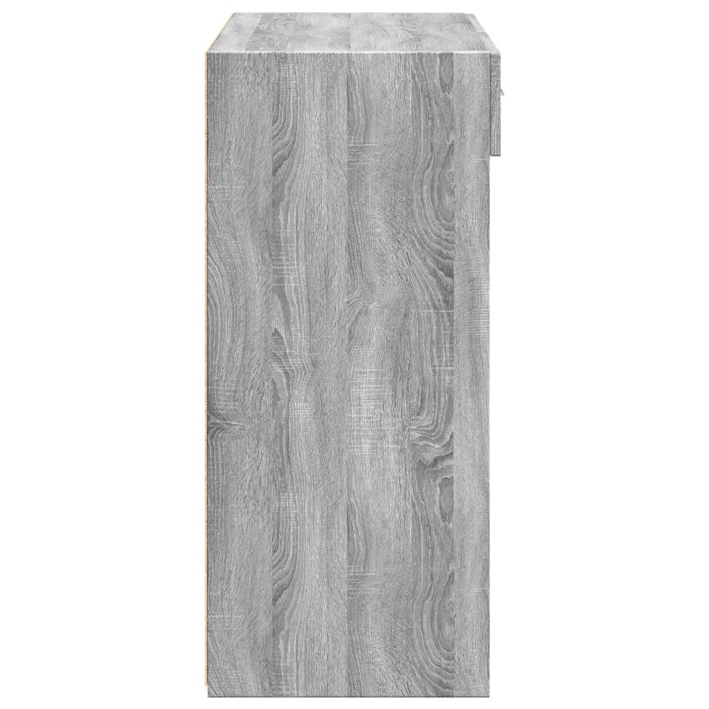 Credenza Grigio Sonoma 80x42,5x93 cm in Legno Multistrato 3281481