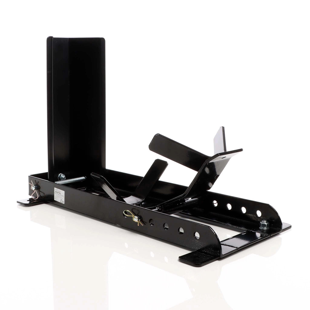 Cavalletto blocca ruota moto max 680 kg, per pneumatici anteriori e posteriori da 16-21", reggi-ruota inclinabile