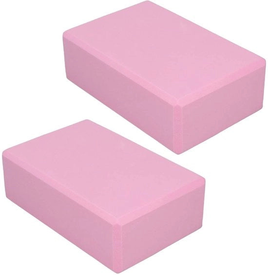 Set di Yogablok di Supporto Antiscivolo in Schiuma Durissima - 2 pezzi - Blocco di Yoga Leggero - Supporto per Meditazione - Blocco di Yoga con Stabilità Sicura