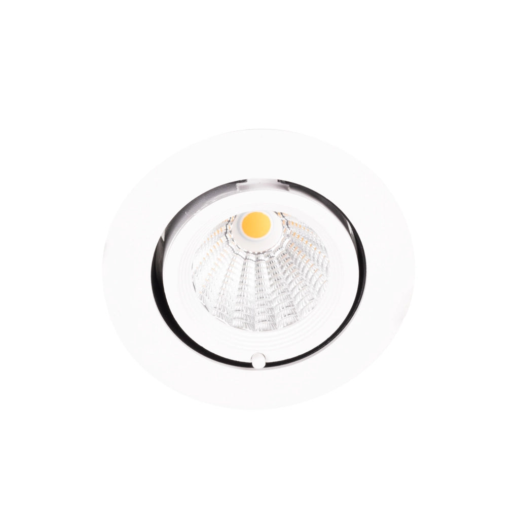 Faretto incasso tondo bianco orientabile LED 10W RUBIO