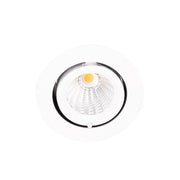 Faretto incasso tondo bianco orientabile LED 10W RUBIO