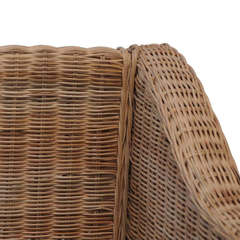 Divano a 2 posti per soggiorno salotto o arredamento di casa con cuscini in rattan naturale 02_0019046