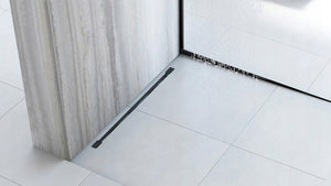 Profilo Doccia Pendenzato 140cm Black destra