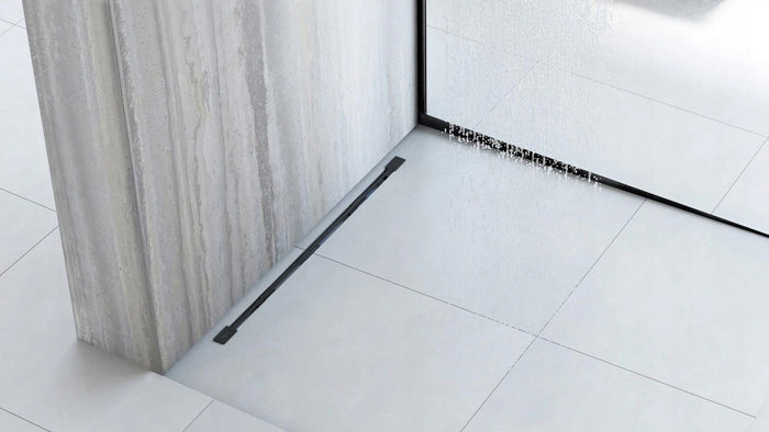 Profilo Doccia Pendenzato 140cm Black destra