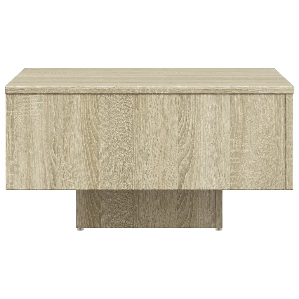 Tavolino Salotto Rovere Sonoma 60x60x31,5 cm Legno Multistrato 806888