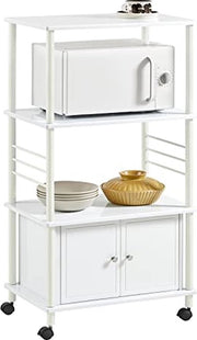 Magnetron Plank - Carrello di Cucina con Ruote - Cucina a Mobili - 3 Planken + 1 Cassetto