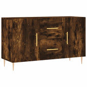 Credenza | Madia | Buffet da pranzo | Armadio da pranzo Rovere Fumo 100x36x60 cm in Legno Multistrato