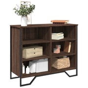 Credenza-Buffet-Armadio da cucina Rovere Marrone 91x35,5x74,5 cm in Legno Multistrato