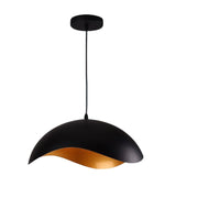 Trade Shop - Lampadario A Sospensione Contemporaneo E27 Lampada Pendente Cucina Isola Soggiorno A23 - Nero