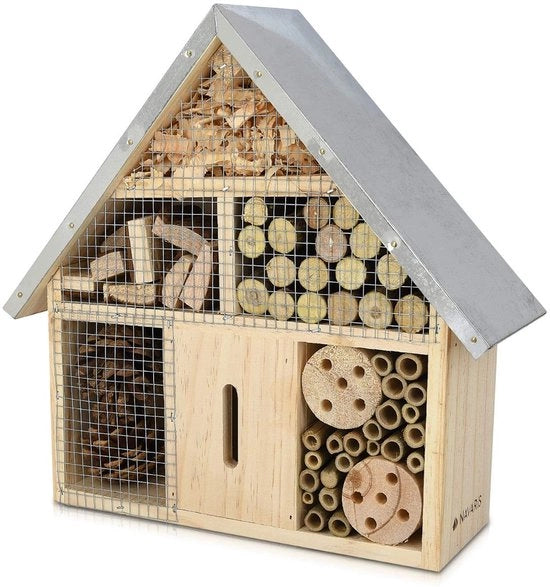 Insectenhotel a 5 stelle - Ospitalità lussuosa per insetti - 1 pezzo - Materiale naturale