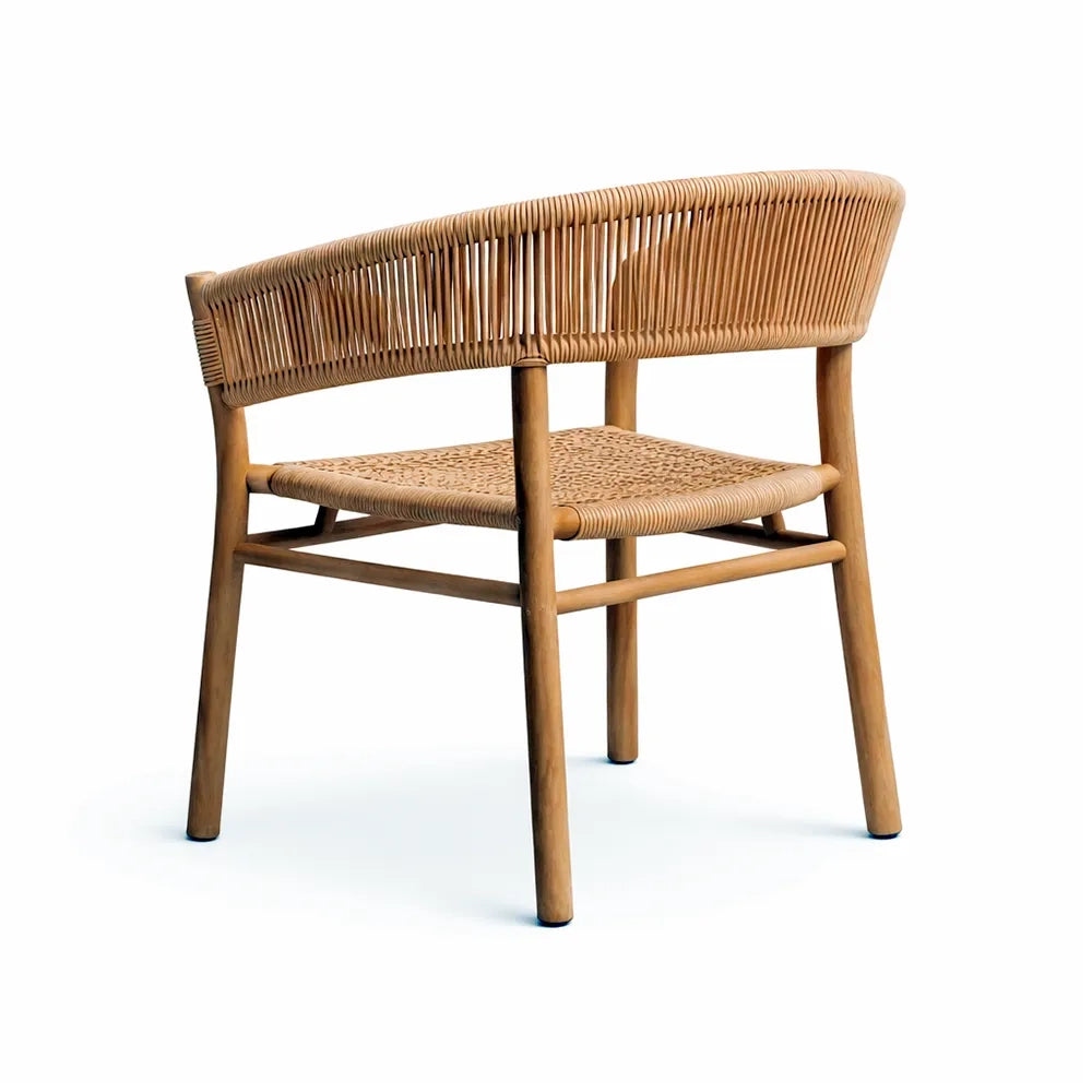 Set 2 Sedie da Giardino in Legno Teak – Aruna