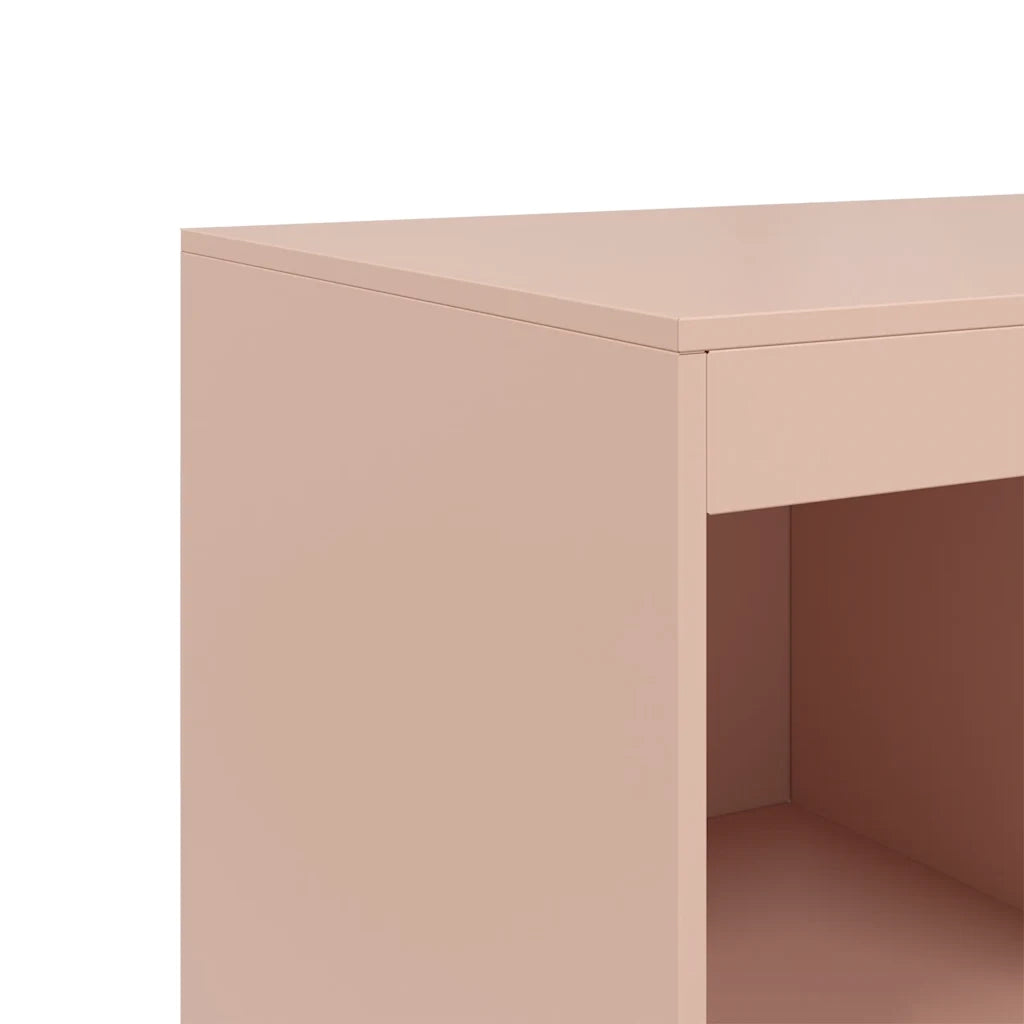 Credenza | Madia | Buffet da pranzo | Armadio da pranzo Rosa 67x39x95 cm in Acciaio