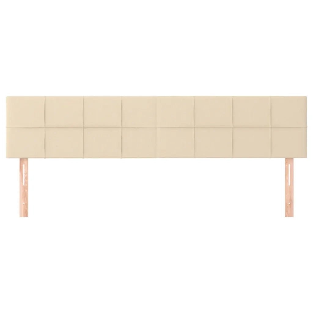 Testiera Crema 180x5x78/88 cm in Tessuto 346079