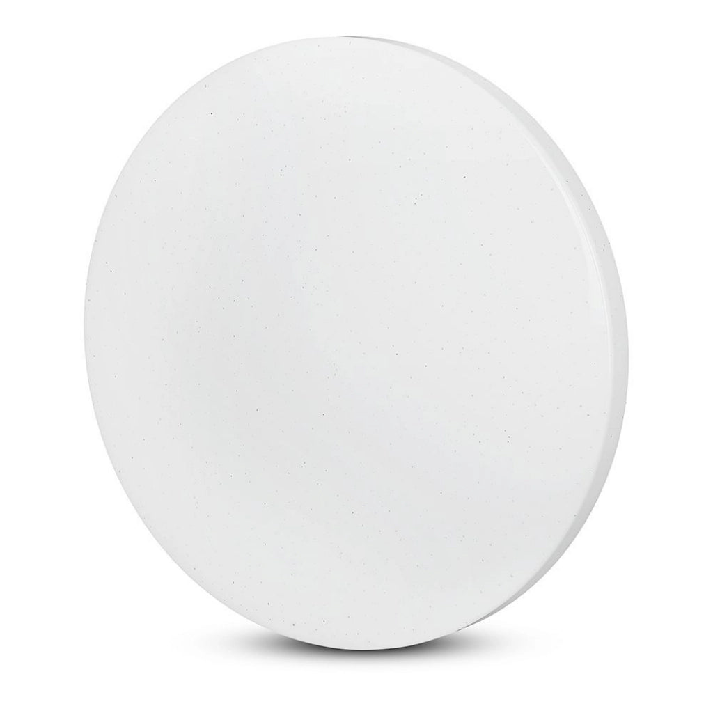 V-TAC Plafoniera LED Rotonda 18W con Interruttore Cambia Colore 3 in 1 Effetto Stellato d: 310mm h: 45mm SKU 217604