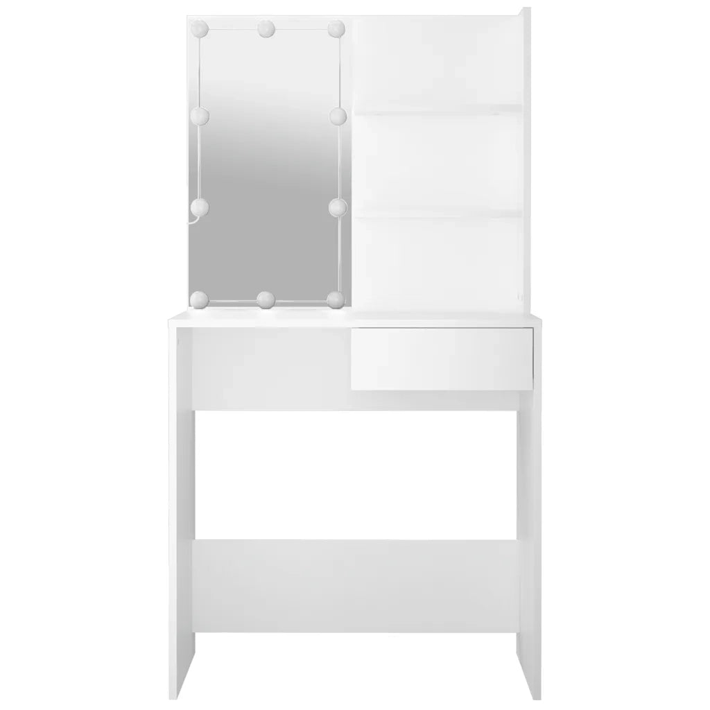 Toeletta con LED Bianca 74,5x40x141 cm cod mxl 64596