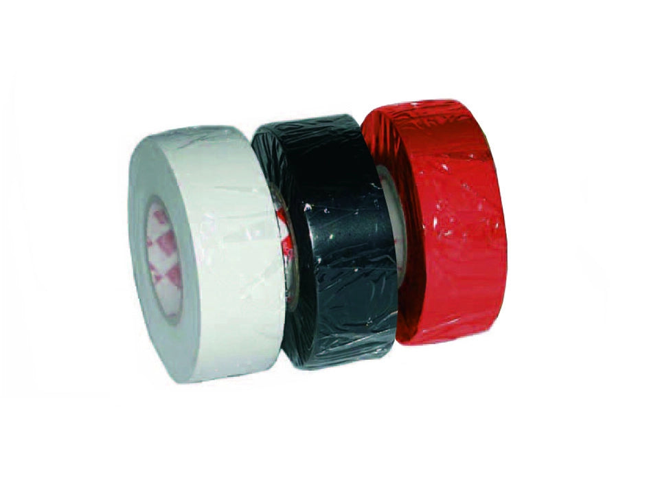 NASTRO ISOLANTE SPESSORE MM.0,15- - mm.25x25mt. colore rosso - 8 pezzi SCAPATAPES