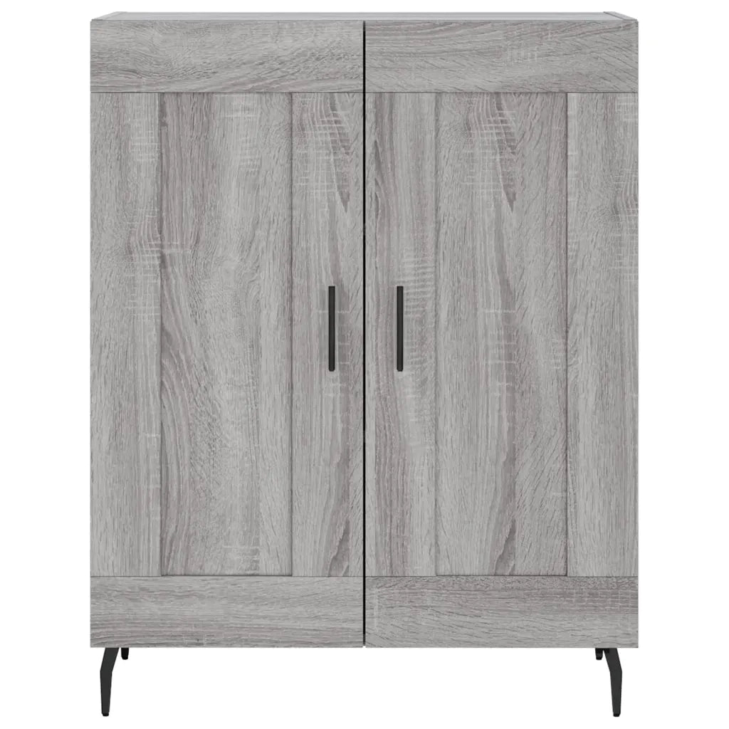 Credenza Grigio Sonoma 69,5x34x180 cm in Legno Multistrato 3195809