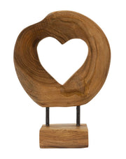 SCULTURA HASI IN TEAK RIC. CM 20X10X28  (PEZZI UNICI - NON RIP. IN SERIE)
