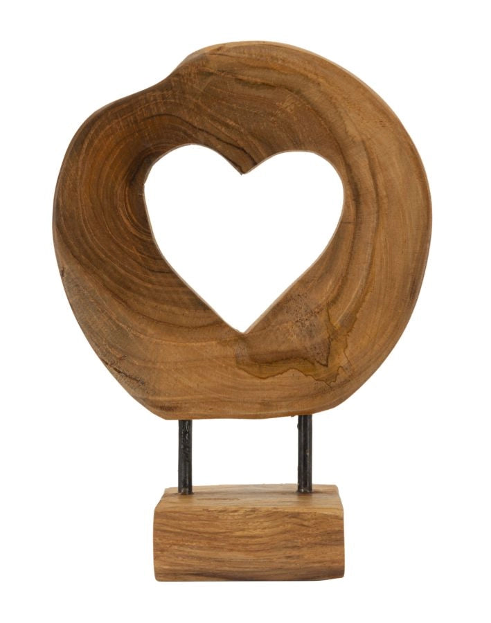 SCULTURA HASI IN TEAK RIC. CM 20X10X28  (PEZZI UNICI - NON RIP. IN SERIE)