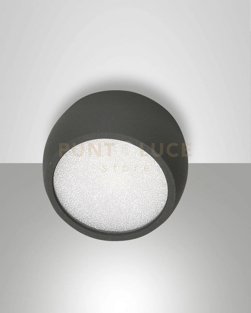 VASTO LUCE SPOT ANTRACITE PARETE O SOFFITTO  A LED 7W 3000K 540LM IP20