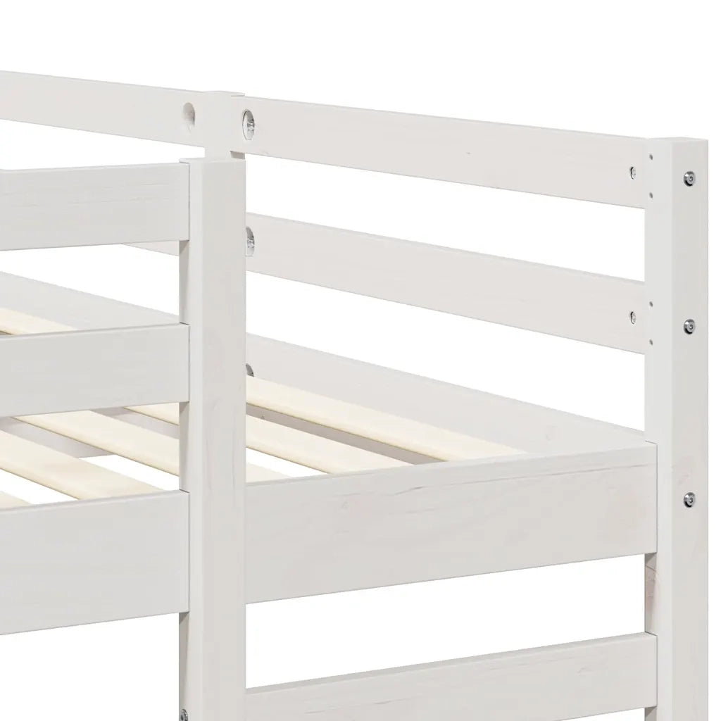 Struttura letto a castello triplo Bianco 160 x 200 cm