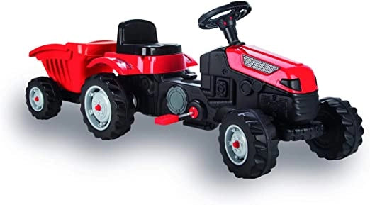 BIEMME LOGISTICA Trattore a Pedali per Bambini 2 Anni ai 6 Anni Trattore Giocattolo per Bambini Trattore per Bambini a P