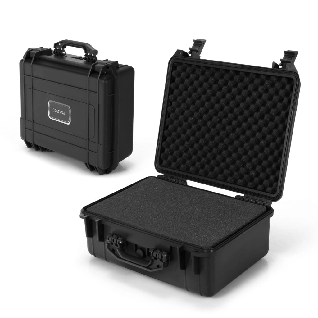 Custodia dura impermeabile portatile per apparecchi elettronici, Scatola asciutta con involucro duro 34x31x16cm-Deposito utensili Tool