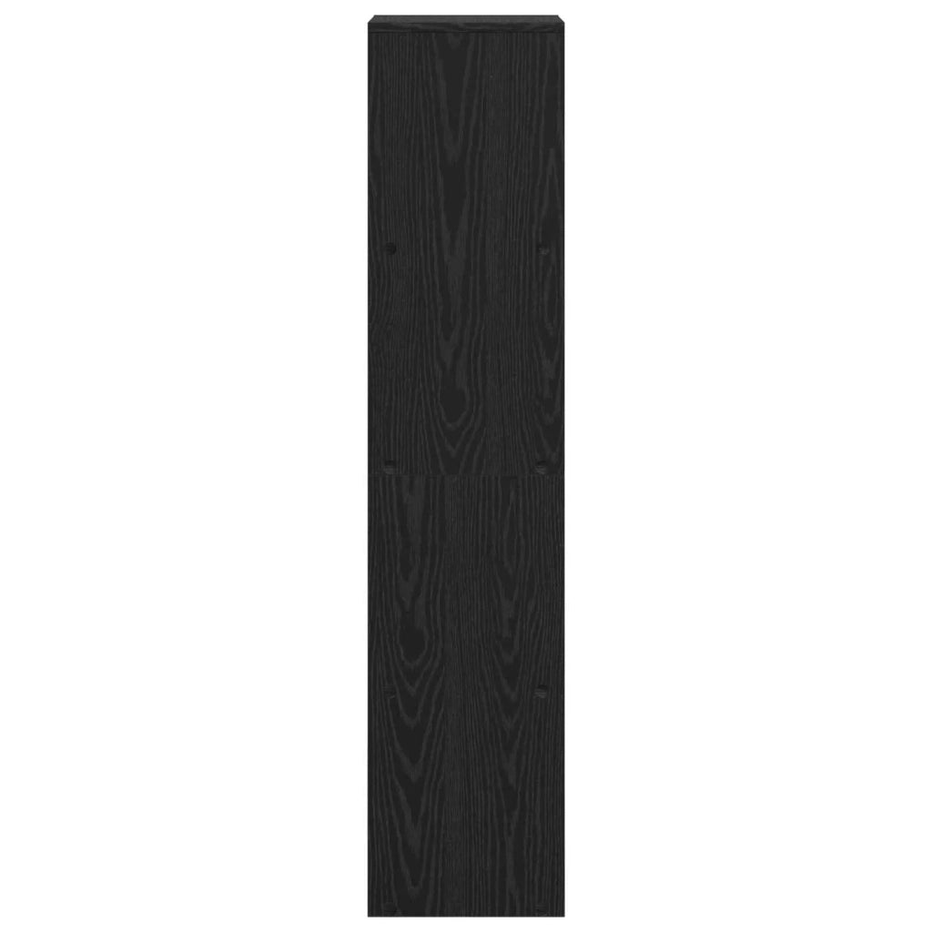 Libreria divisoria Rovere Nero 131,5 x 29 x 131,5 cm