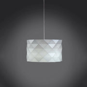 Lampadario Moderno Prisma Polilux ® Bianco E Metallo Cromo 3 Luci E27