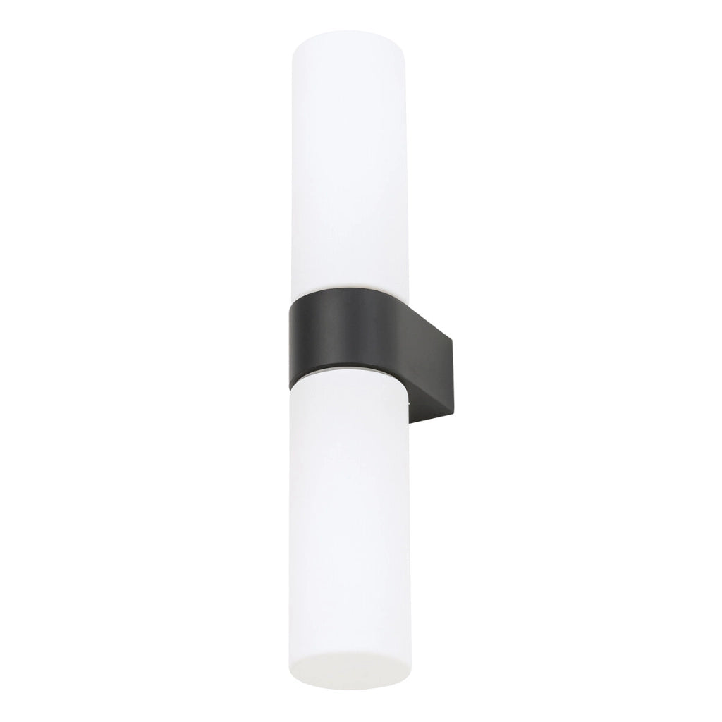 Applique NATALIE tubo verticale nero/bianco 2xG9 IP44 Nowodvorski