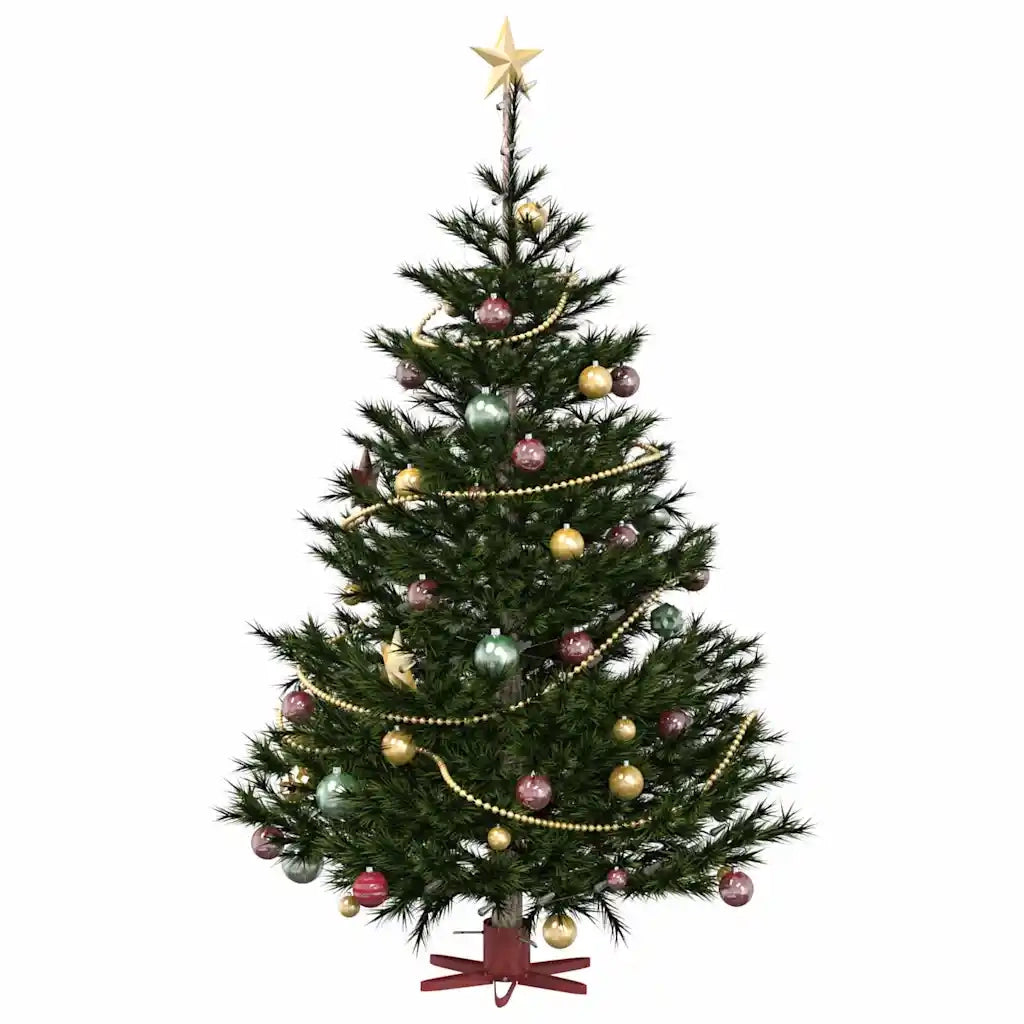 Supporto per Albero di Natale Rosso 50 x 50 x 15,5 cm Acciaio