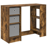Scrivania | Tavolo da Ufficio Rovere fum¨¦ 100 x 40 x 75 cm Legno multistrato