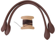 Borsa a Tracolla in Pelle - Cinturino per Borse - Qualità Elevata - Marrone - Accessori Artigianali - Adatto per la Tua Creatività
