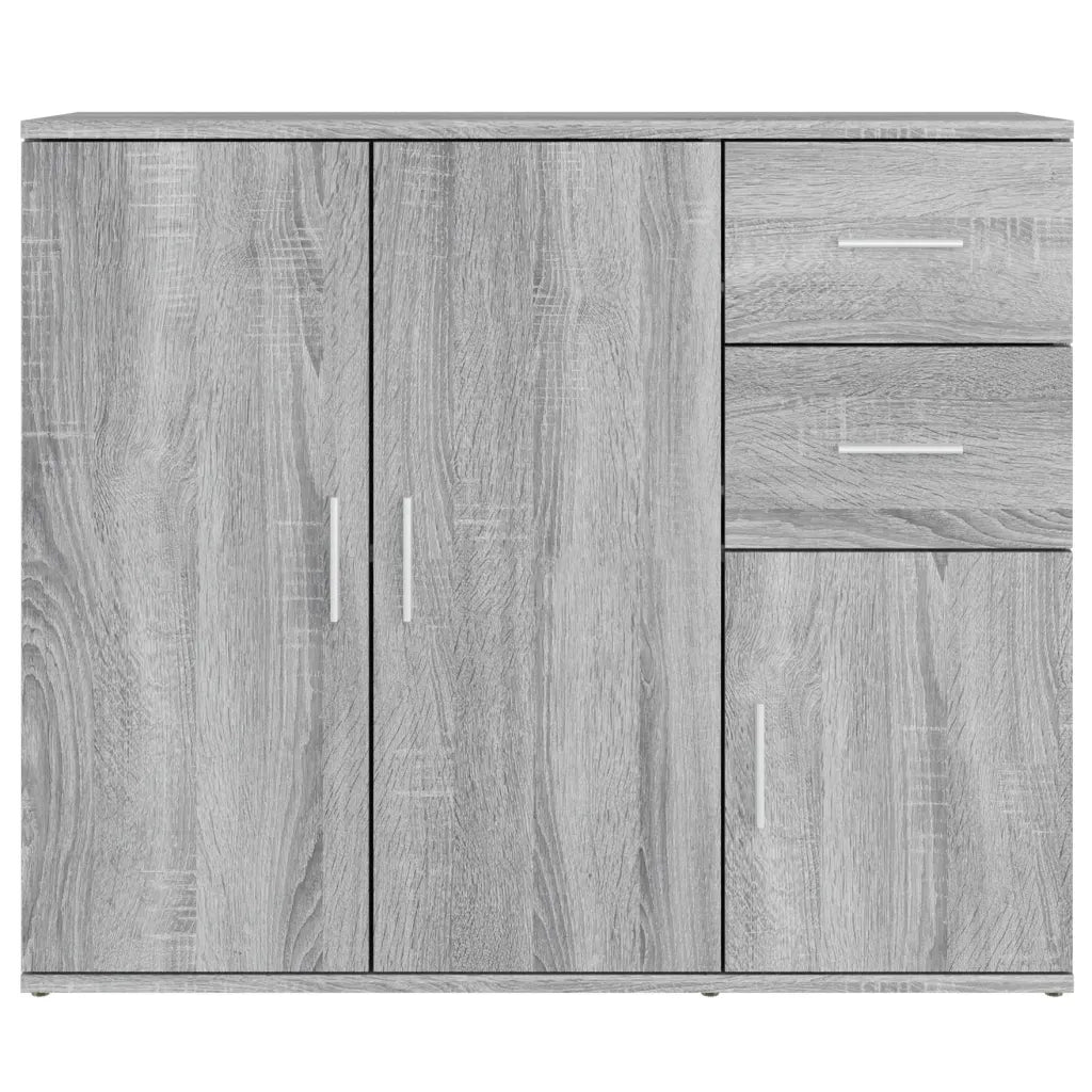 Credenza | Madia | Buffet da pranzo | Armadio da pranzo Grigio Sonoma 91x29,5x75 cm in Legno Multistrato
