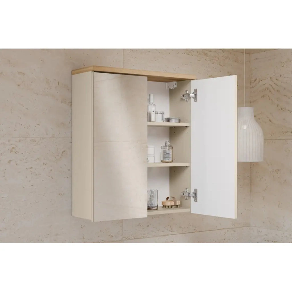Mobile da arredo ERMANO con porte a specchio - L80 x H70 x P20 - Da appendere