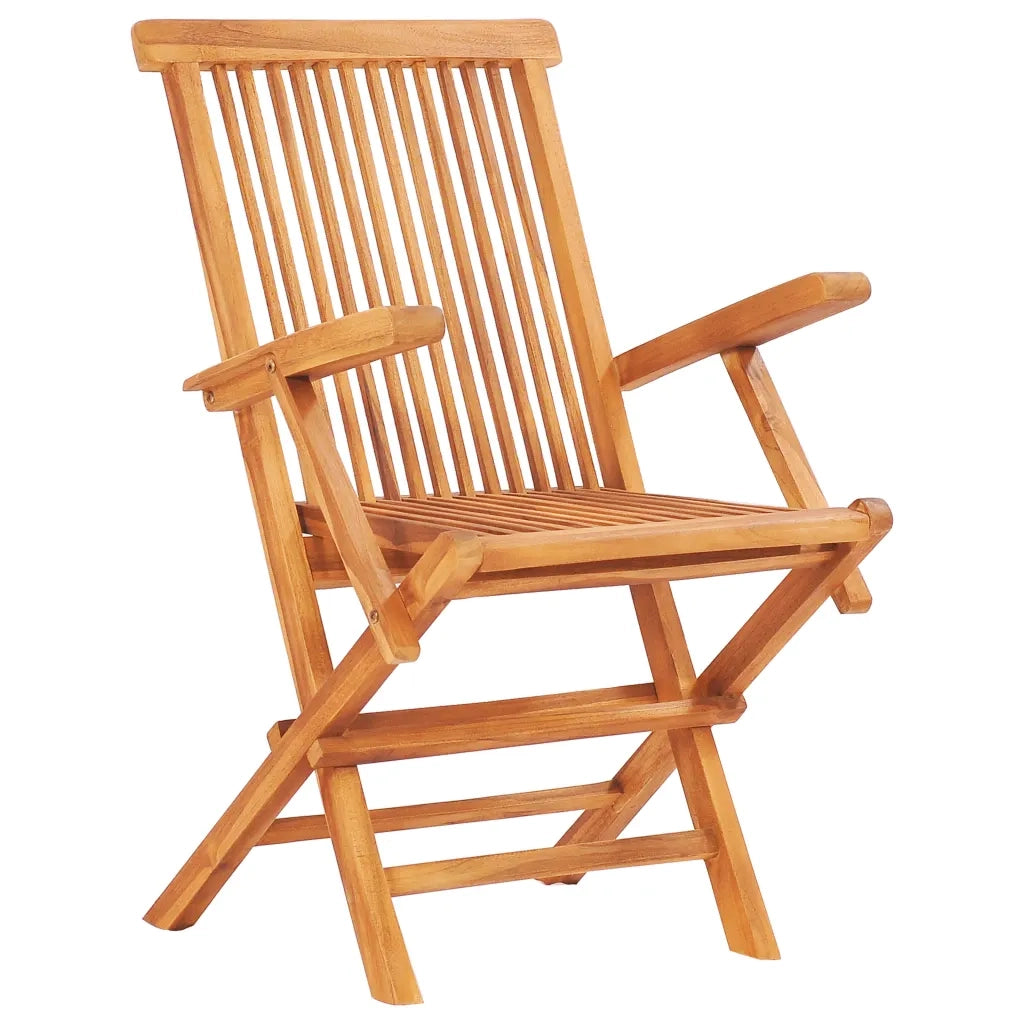 Set da Pranzo da Giardino 7 pz Pieghevole in Massello di Teak cod mxl 35390