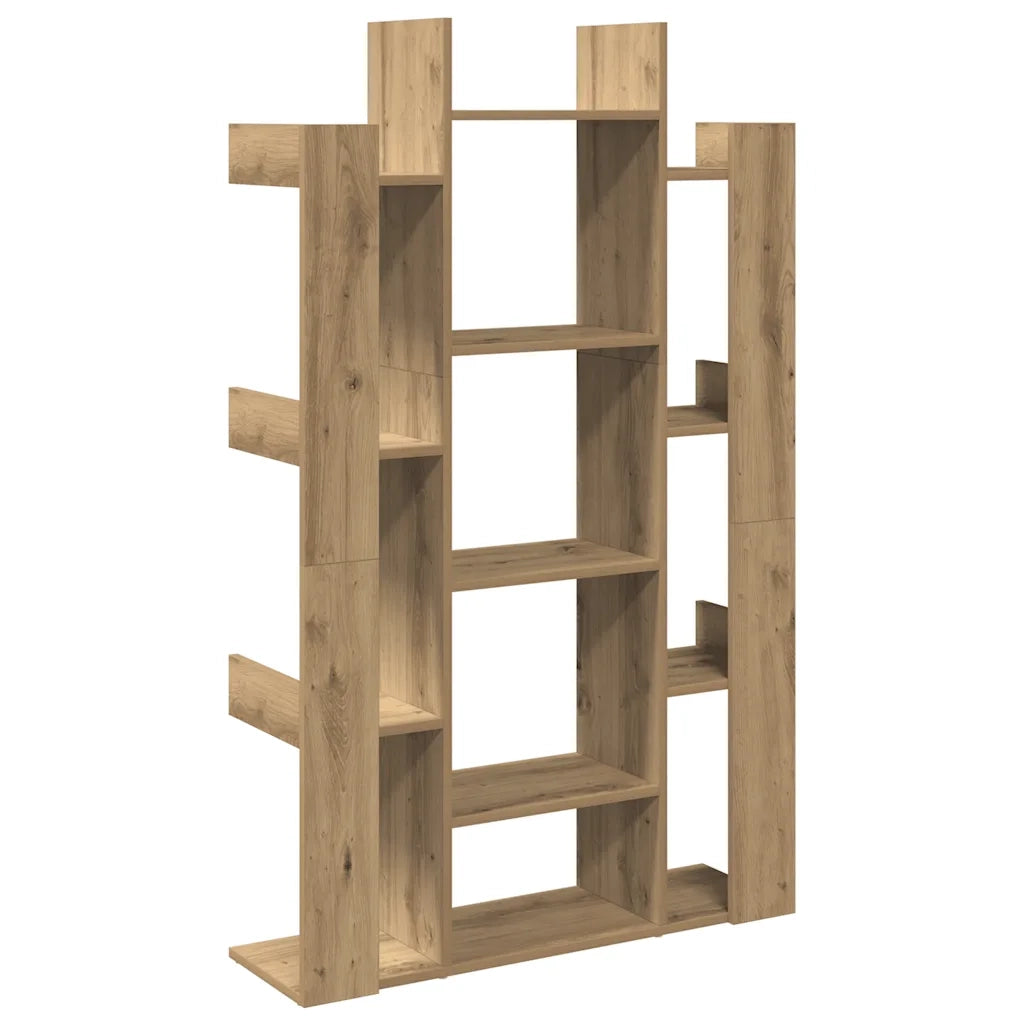 Libreria Rovere Artigianale 86x25,5x140 cm Legno Multistrato 856693