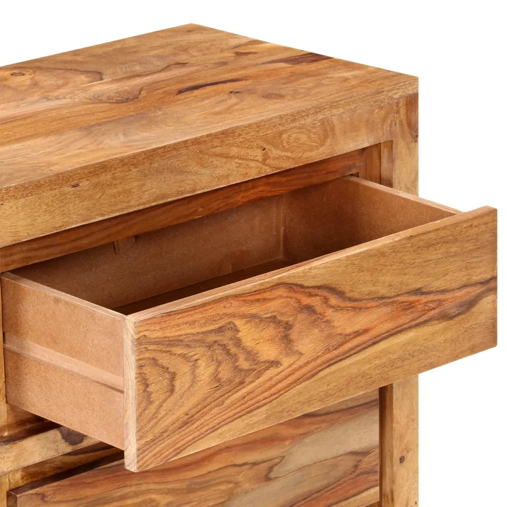 Cassettiera 60x33x75 cm in Legno Massello di Acacia cod mxl 77220