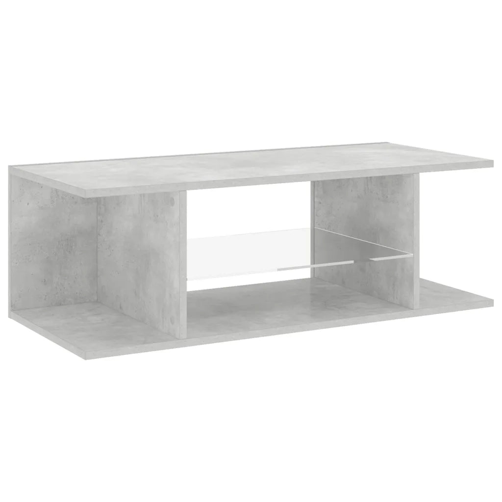 Mobile Porta TV con Luci LED Grigio Cemento 90x39x30 cm cod mxl 13266