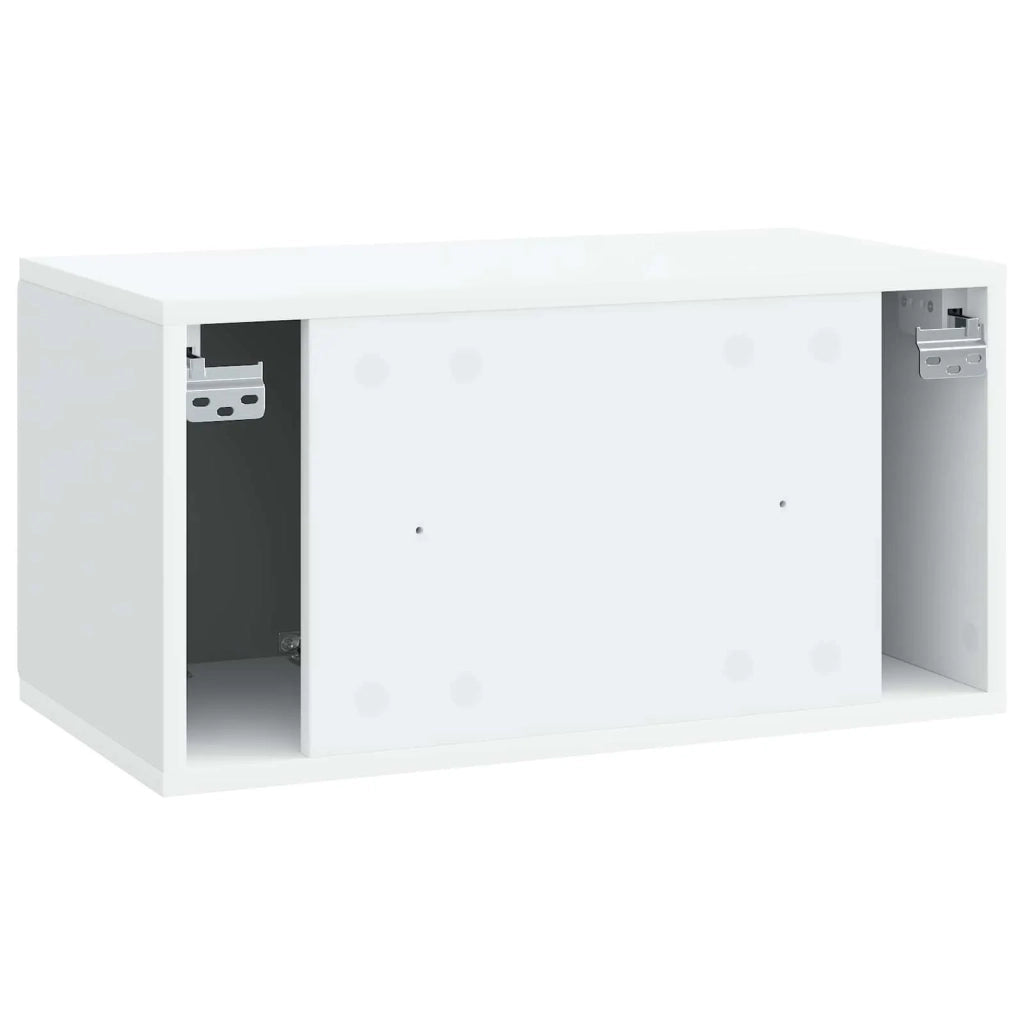 Mobile Porta TV da Muro Bianco 59,5 x 31 x 30 cm 898365