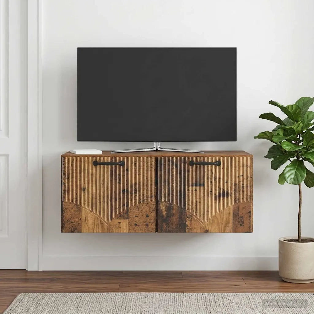 Mobile Porta TV da Muro Legno antico 78,5 x 41 x 30 cm 899033