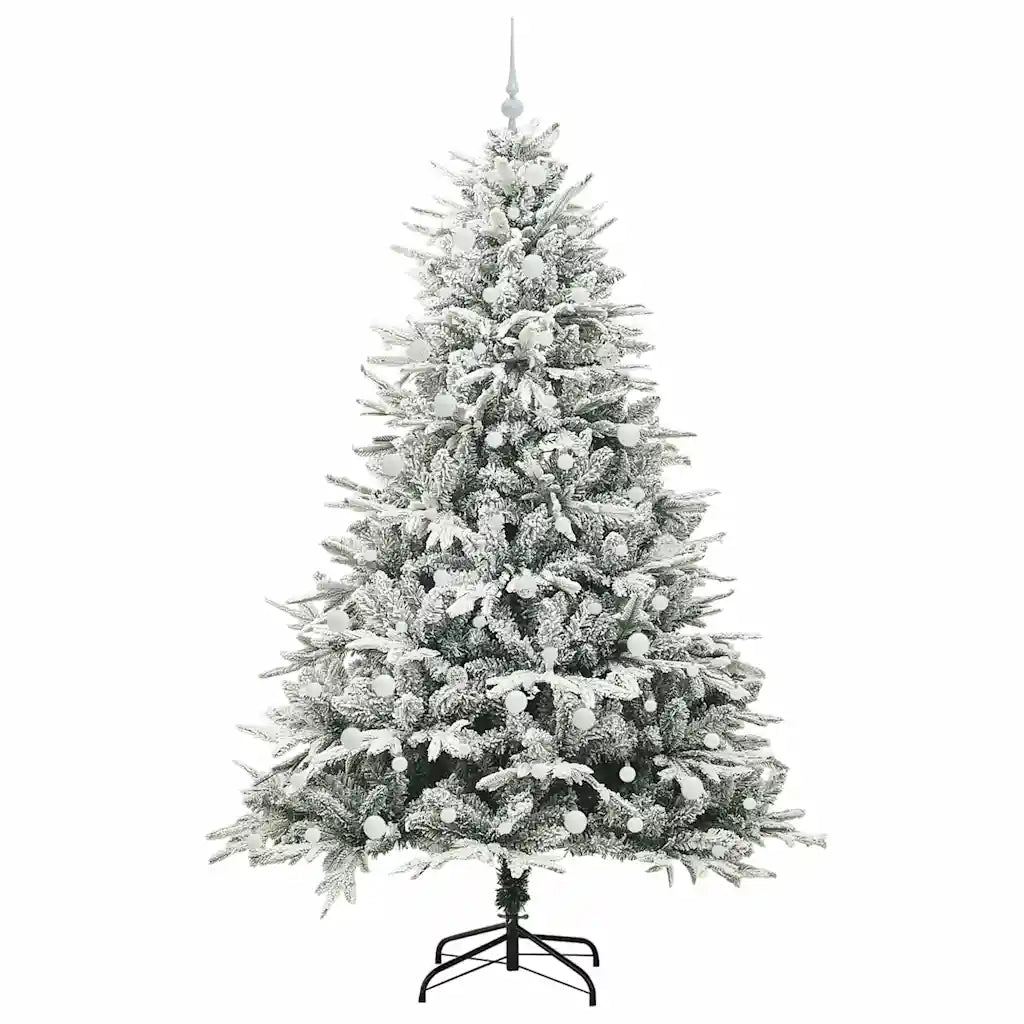 Albero di Natale Artificiale Pre-illuminato con Set di Palline 3395418