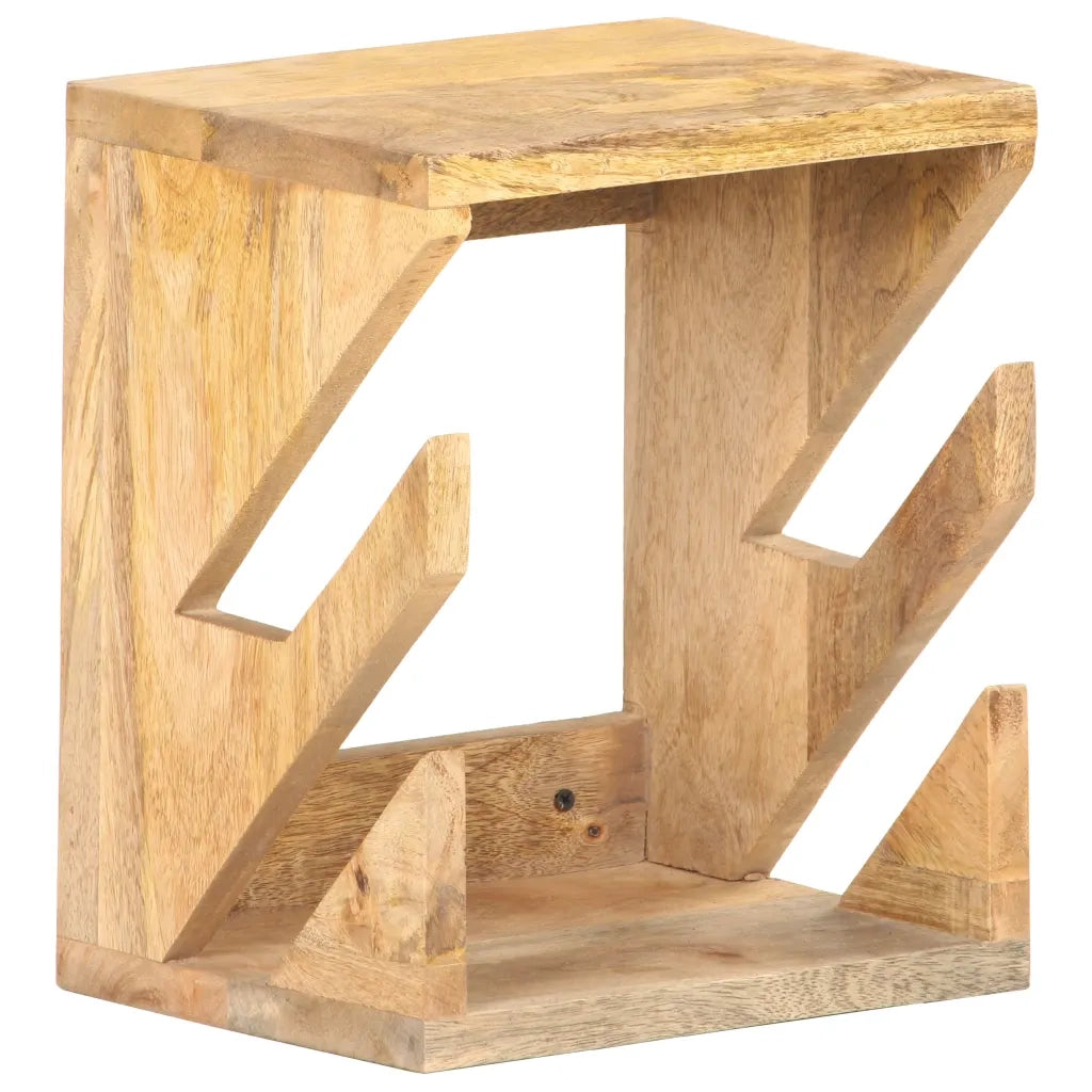 Supporto Skateboard da Parete 25x20x30 cm in Legno di Mango 320480