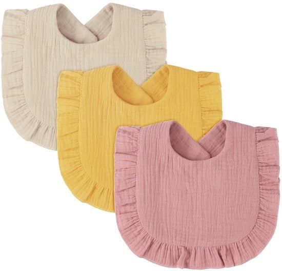 Set di fasce assorbenti per bambini, 3 pezzi, set di fasce morbide e assorbenti per bambini con chiusura a bottone per bambini dai 0 ai 3 anni