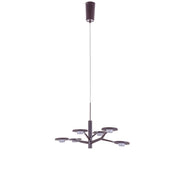Lampada a sospensione Italux Kresyda LED 6 luci bronzo
