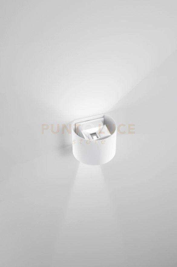 APPLIQUE DA ESTERNO 10W 720LM 3000K IP65 BIANCO CILY 12CM H.10CM